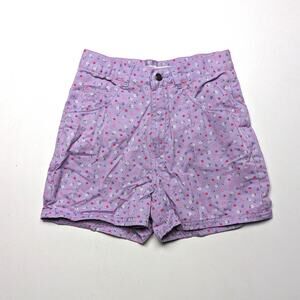 Vintage Circo Shorts Girls Size 8 Purple Floral Denim